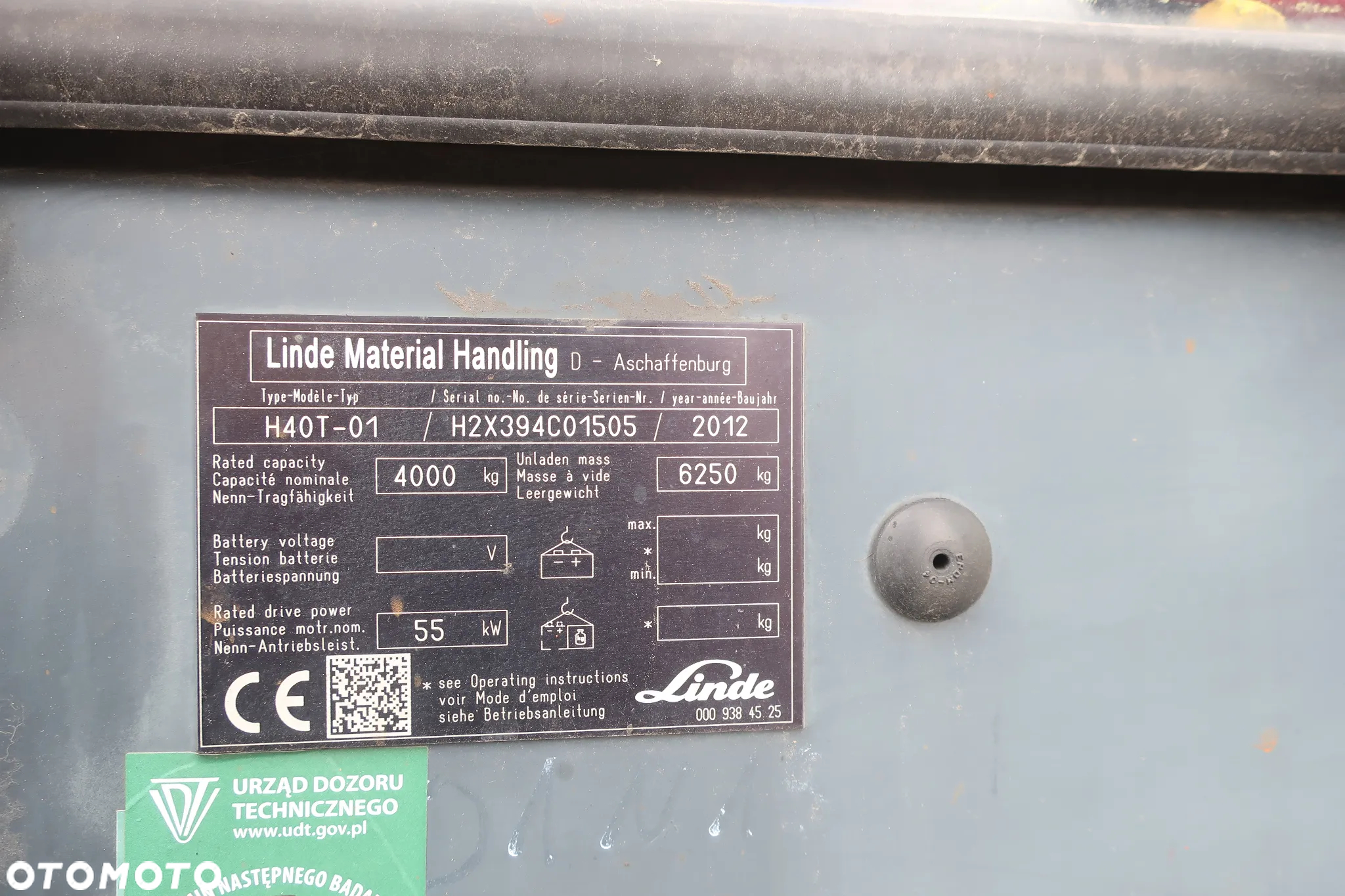 Linde h40t - 6