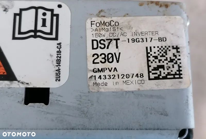 FORD MONDEO MK5 15r PRZETWORNICA NAPIĘCIA DS7T-19G317-BD - 2