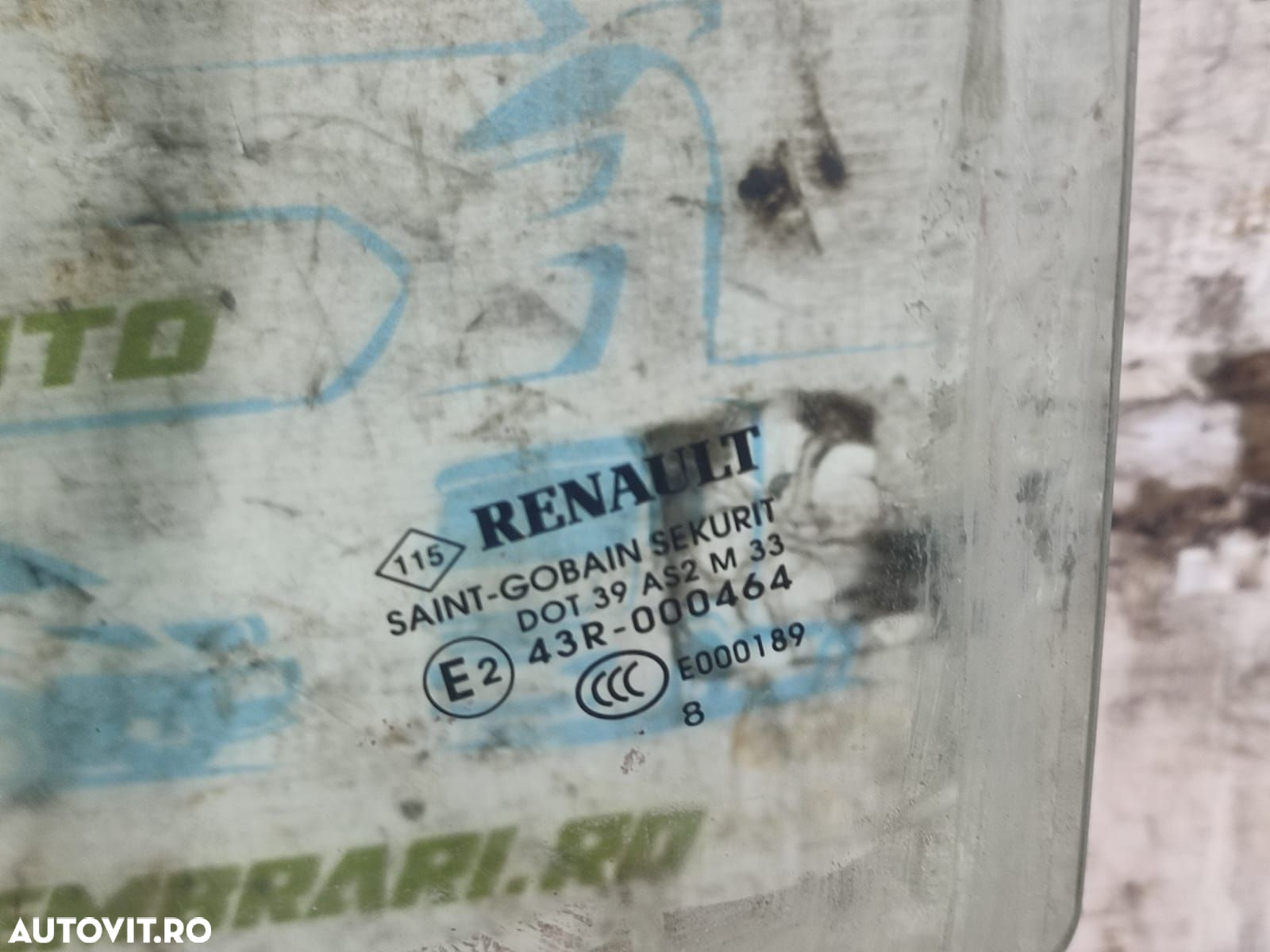 Geam stanga spate Renault Zoe 1 [2012 - 2020] 5AQ601 - 2