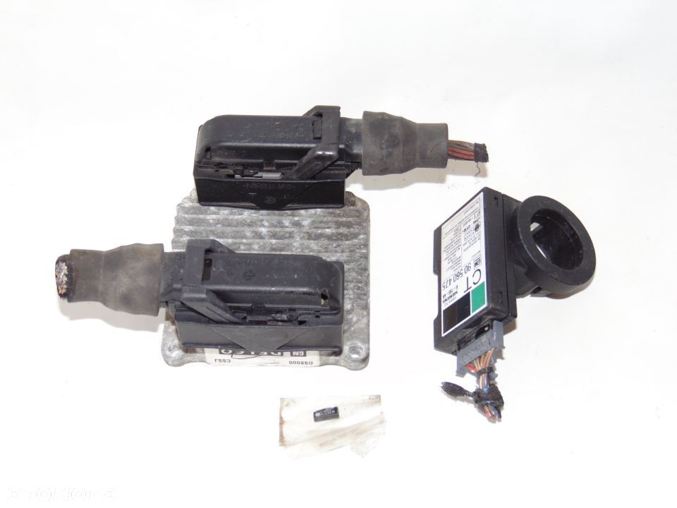 KOMPLET Komputer sterownik silnika immobiliser 09355929 Opel Astra 2 II G 1.6 benzyna 98-09r - 1