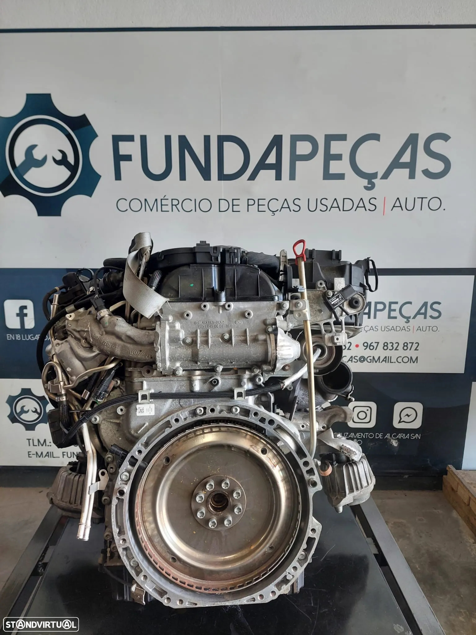 Motor Mercedes c220 2.2Cdi 204Cv Ref: 651.911 - 3
