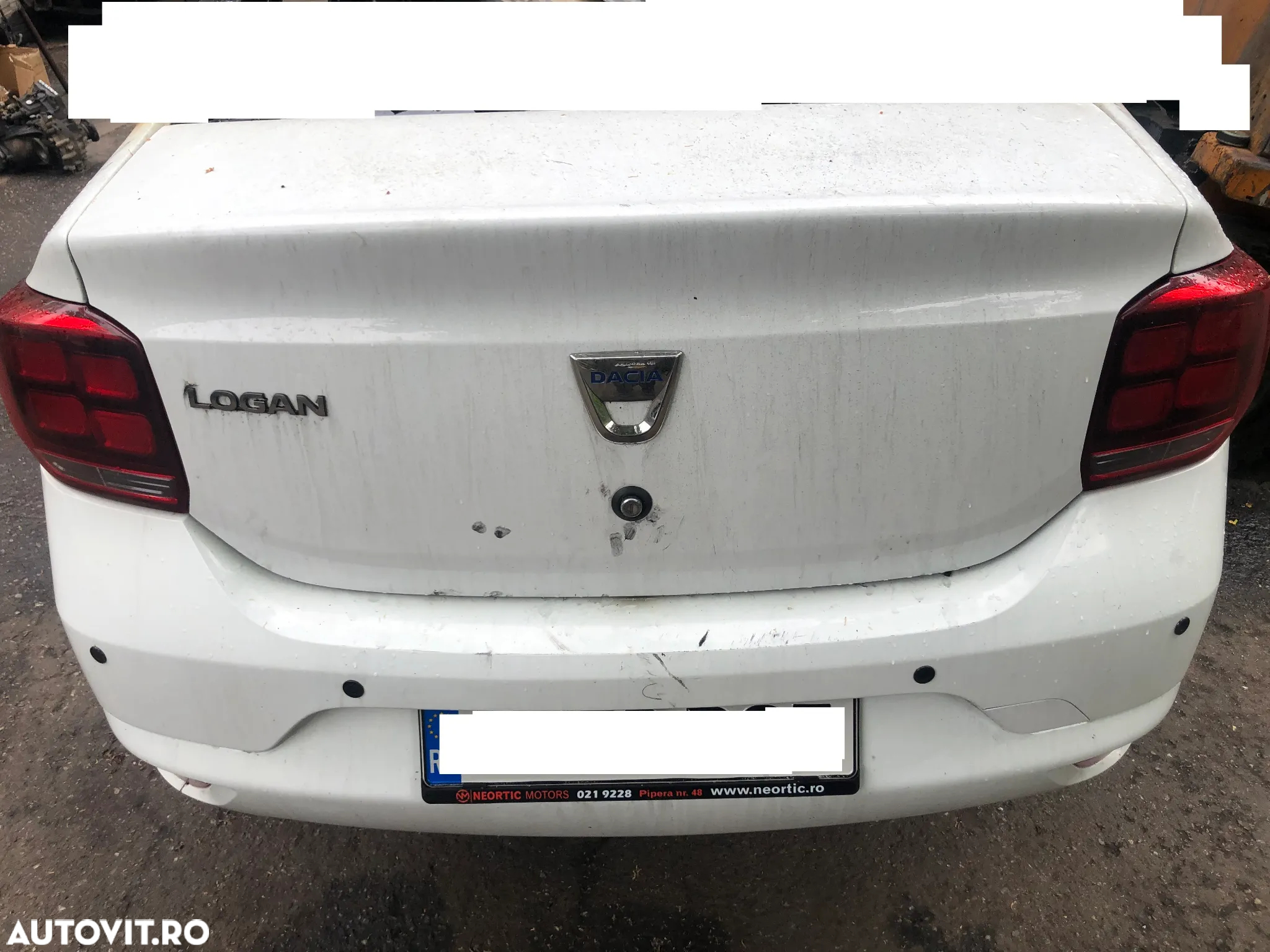 Haion portbagaj Dacia Logan 2 facelift 2019 alb - 9