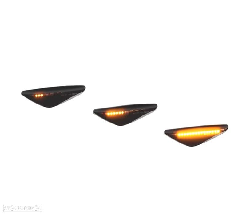 PISCAS LATERAIS LED BMW E46 COUPE 03-06 PRETOS - 2