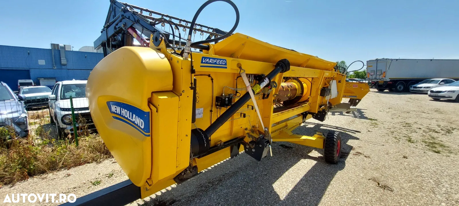 New Holland 760CG 5.48M/18FT VF HEDER PAIOASE CU COCHET DUODRILL 6 JOKER RT CARUCIOR TRANSPORT - 4