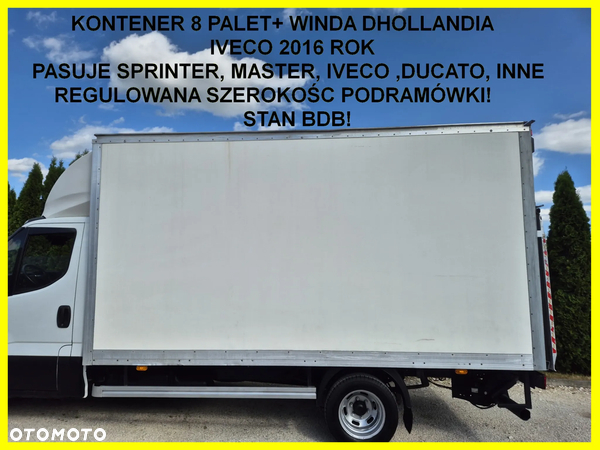 Kontener 8 palet Iveco 2016 winda 750kg, regulowana podramówka, Master, Duacto, Inne ,stan bdb