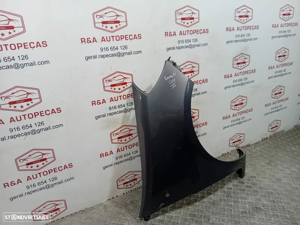 Guarda Lamas Frente Frontal Direito Renault Clio III 3 185 Original - 4