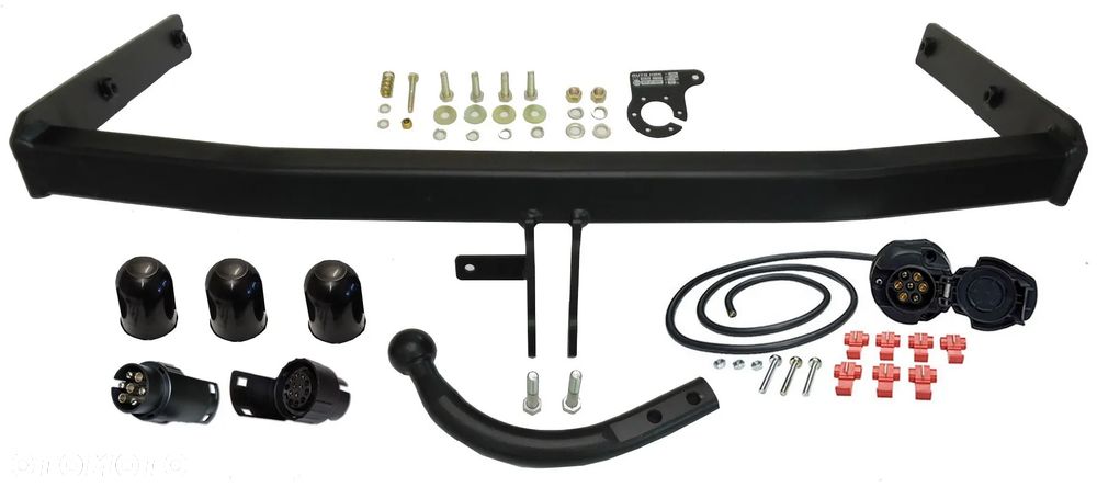 SEAT IBIZA 6L1 III3 2002-2008 HAK HOLOWNICZY Z KULA ODKRĘCANA NA DWIE ŚRUBY+WIĄZKA 7PIN - 3