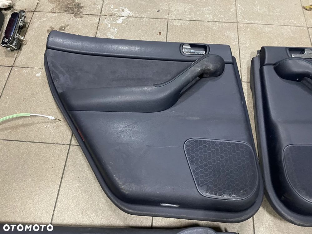 AUDI A3 8L ALCANTARA TAPICERKA DRZWI BOCZKI EUROPA KOMPLET - 4