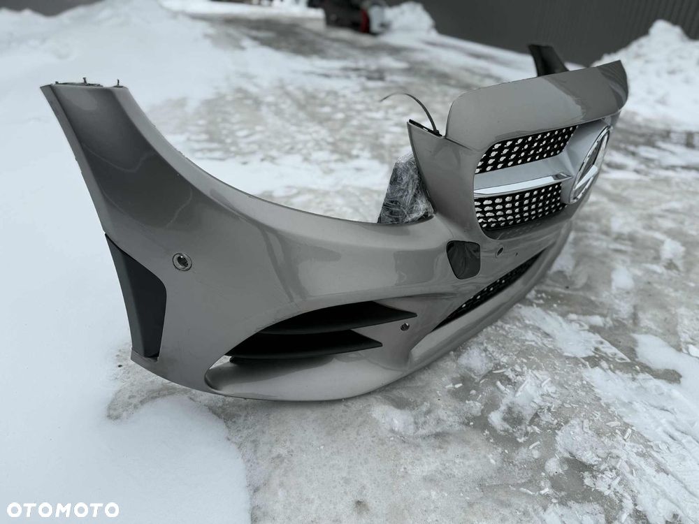 Mercedes C Klasa W205 AMG Line Lift Zderzak Przód Przedni 18-21 PDC - 11