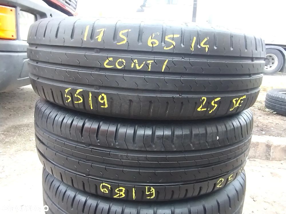 175/65R14 Opony Letnie Lato CONTINENTAL ContiEcoContact 5 5,5-7mm Legnica ALU-RAD jak 165/70 - 2