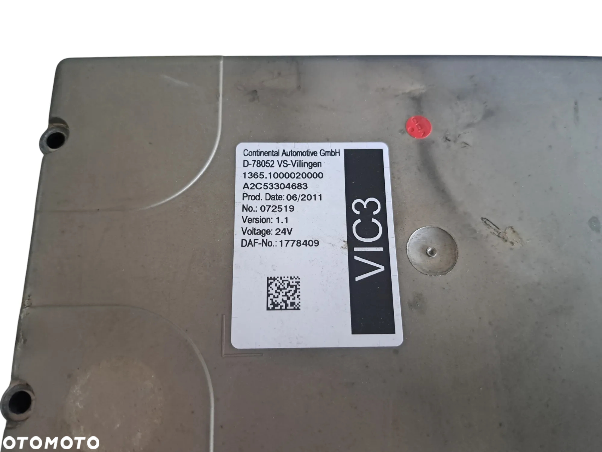 STEROWNIK VIC3  DAF CF XF 105 VER 1.1 2011R 1778409 - 2