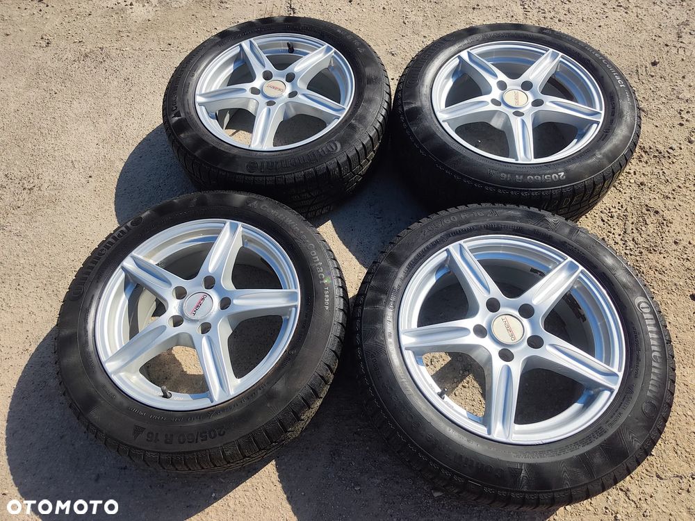 5x112 Felgi Aluminiowe Alufelgi 16 Koła Zimowe Zima VW PASSAT B5 B6 B7 TOURAN CADDY SHARAN JETTA AUDI A4 B5 B6 B7 B8 A6 C5 C6 A3 8V Q2 SKODA SUPERB YETI OCTAVIA II 2 III 3 SEAT EXEO ALHAMBRA ALTEA LEON TOLEDO 6,5mm Legnica ALU-RAD 205/60 Mercedes - 1