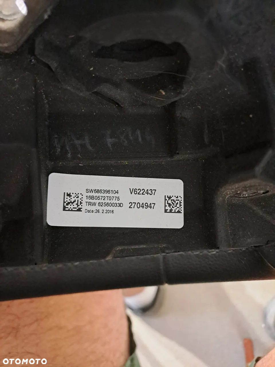 Kierownica trójramienna skóra skórzana BMW F20 F30 62560180D IGŁA - 10