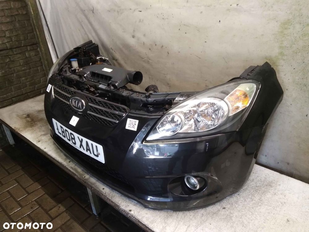 + KOMPLETNY PRZÓD, ZDERZAK PRZÓD, PAS PRZEDNI, ĆWIARTKI, FARTUCHY PODŁUŻNICE KIA PRO CEED 2.0 DIESEL HALOGENY LAMPY 1K CZARNY - 3