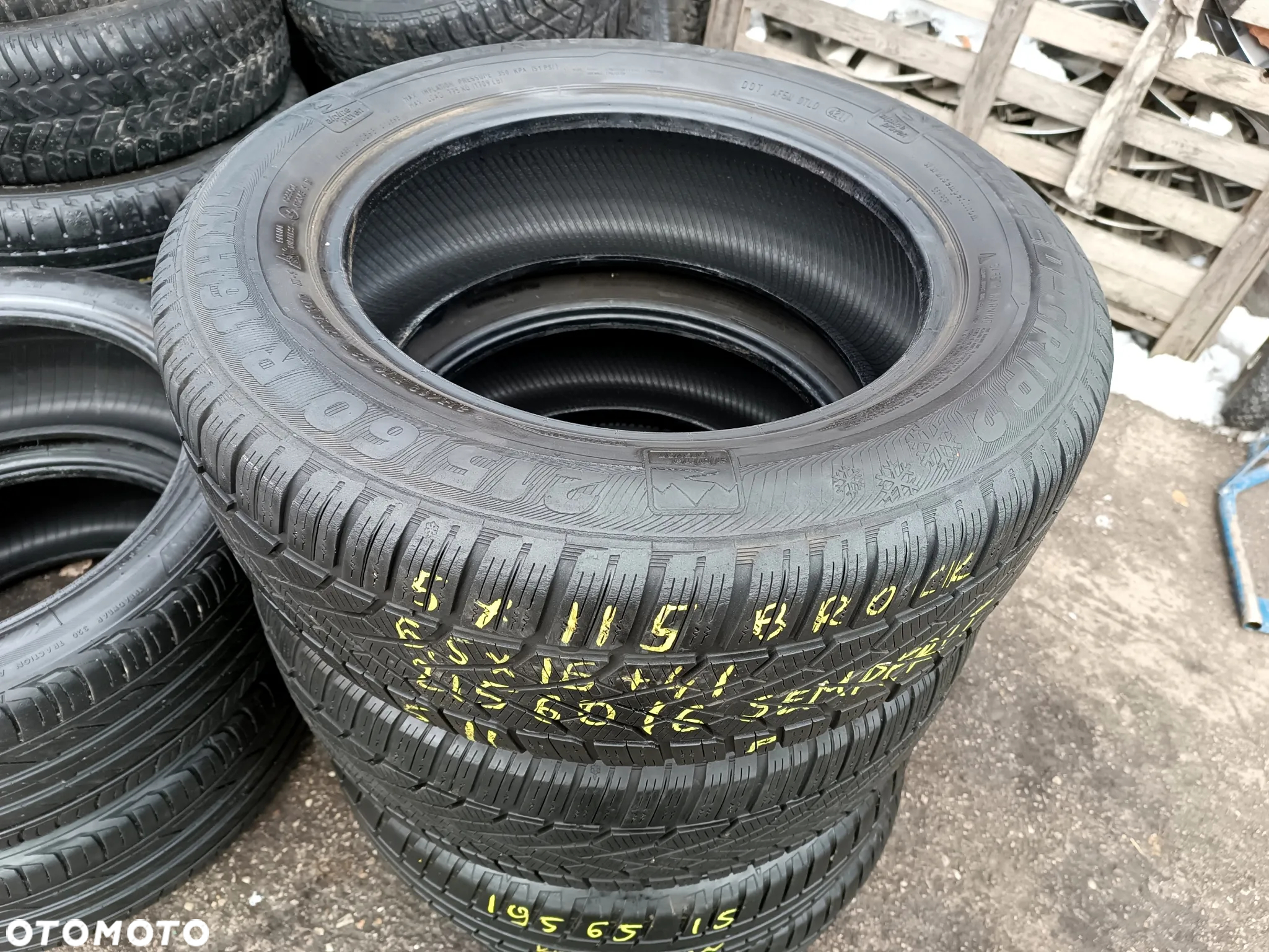 215/60R16 Opony Zimowe Zima DUNLOP WINTER SPORT 5 6-6,5mm 18r. SEMPERIT SPEED-GRIP 2 5mm Legnica ALU-RAD 215/60 - 11