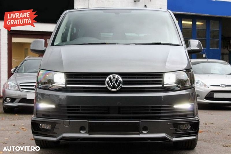 Prelungire Bara Fata Extensie Add-on cu Lumini de zi cu LED DRL VW Transporter T6 - livrare gratuita - 14
