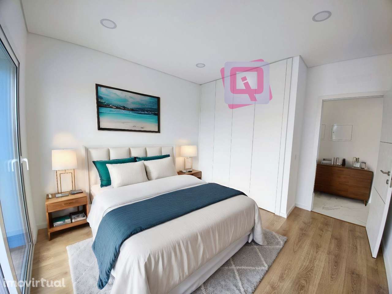 Apartamento T3 com parqueamento. Perto da praia - Grande imagem: 3/16