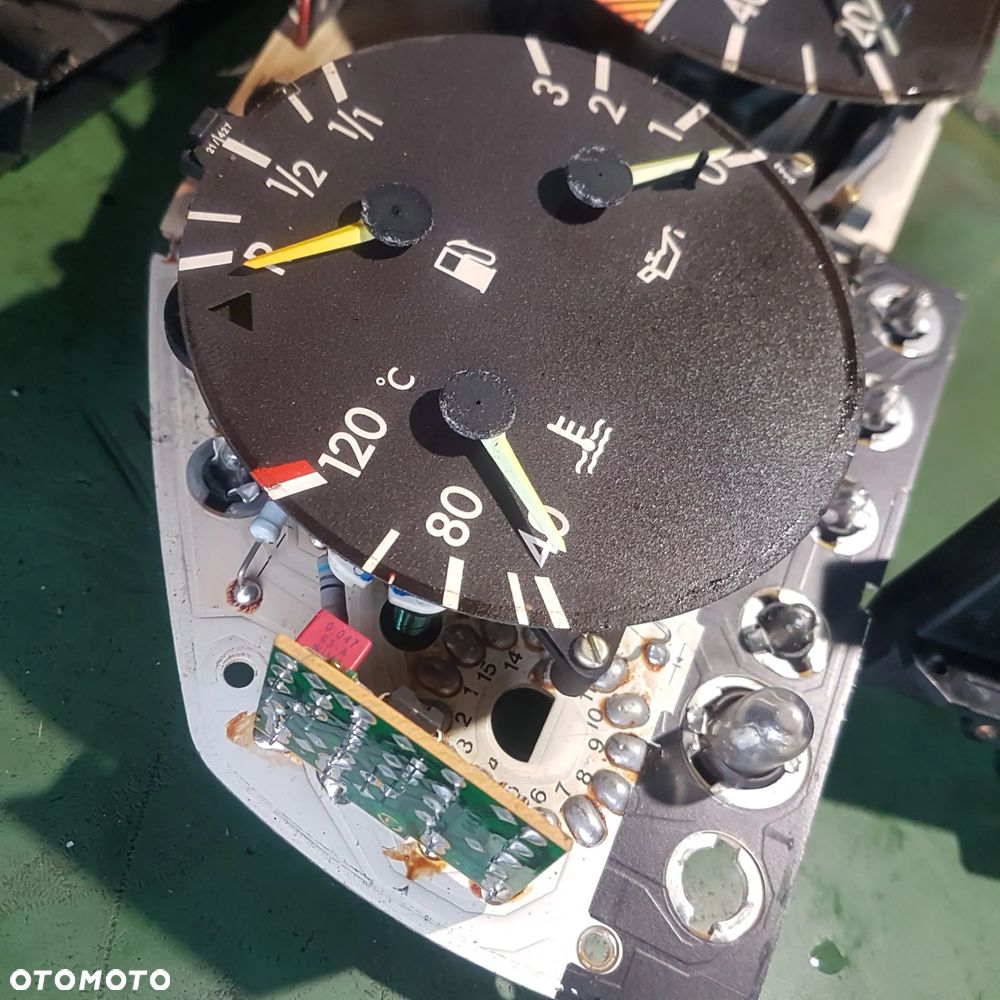 licznik obrotomierz zegary wskażnik paliwa zegarek mercedes benz w124 124 oryginał benzyna 1245427469 diesel 1245427006 - 20