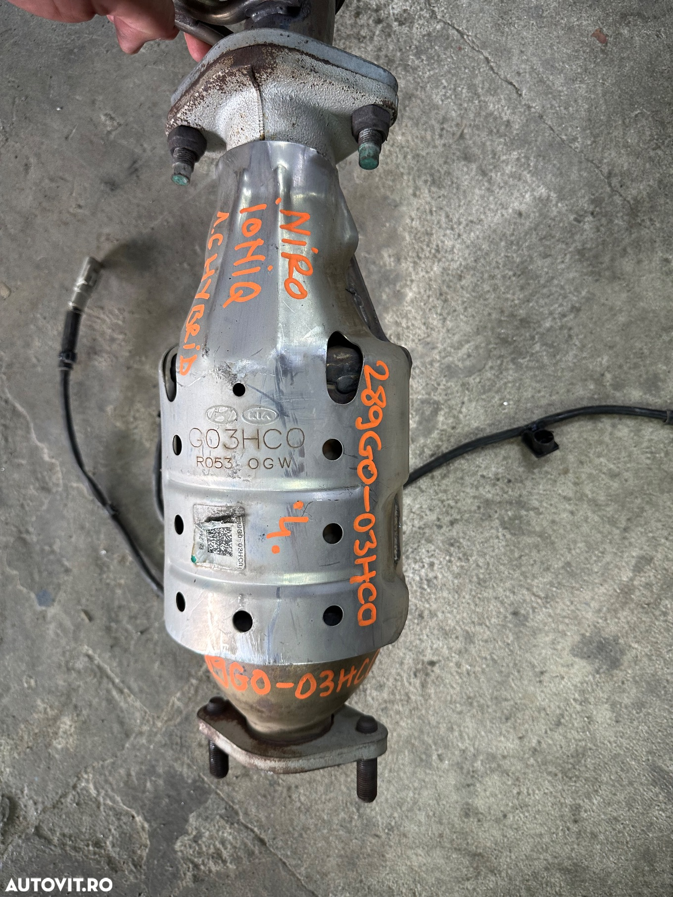Catalizator, filtru particule KIA NIRO , IONIQ 1,6 hybrid an 2019, 20.000 km cod GO3HCO sau 289G0-03HC0 - 3