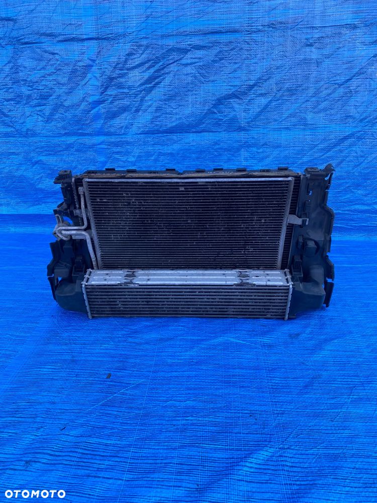 CHŁODNICE KOMPLET PAS PRZEDNI CHŁODNICA WENTYLATOR VOLVO V60 I S60 II 2.0d D3 AUTOMAT KOMPLET 13r. - 1