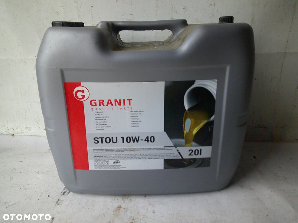 Olej ciągnikowy uniwersalny STOU SAE 10W-40 20L GRANIT - 1