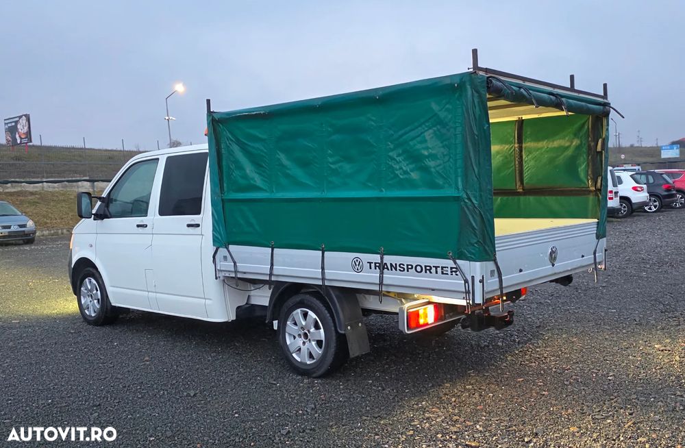 Volkswagen TRANSPORTER  T5, 1.9 tdi, 105cp, CLIMA, transmisie manuala, cruise control,  175.483  km,  2007, TVA , sep, finantare PJ si PF - 18