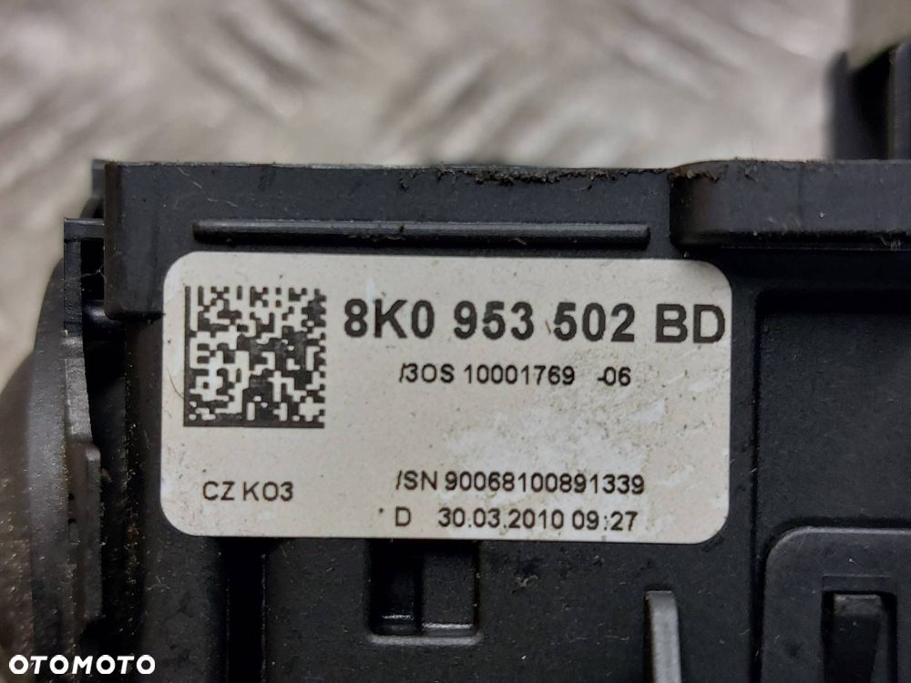 MANETKA PRZEŁĄCZNIK ZESPOLONY TAŚMA SYGNAŁU AIRBAG A4 B8 8K0953568G - 5
