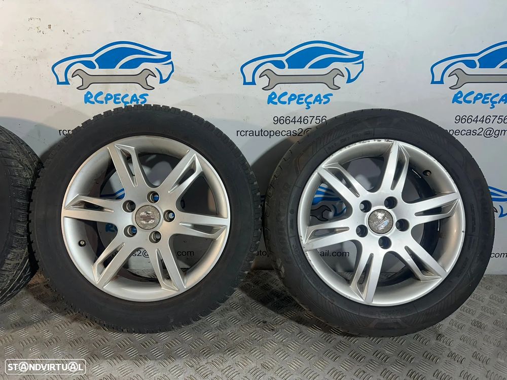 .Conjunto De Jantes 16 Originais Seat 5x112 6.5J ET50 1P0601025L - 5