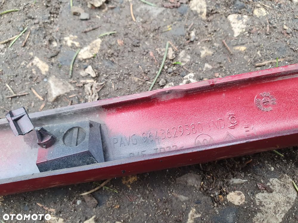 LISTWA DRZWI LEWA PRZÓD Citroen C2 03-09r. 9643629380 - 6