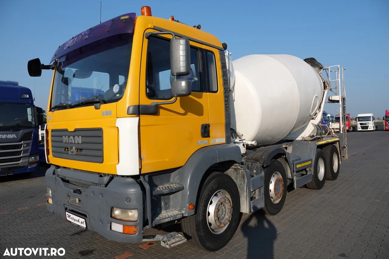 MAN TGA 35. 360 / 8x4 / LIEBHERR 9mc / BETONIERE / PEAR / MANUAL / BETONIERE / - 3