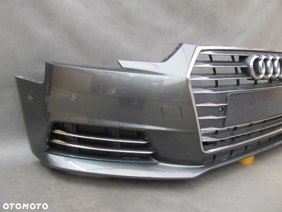 Zderzak przedni Audi A4 B9 15 - 19 Pdc-6 + Atrapa Lakier LZ7S - 13