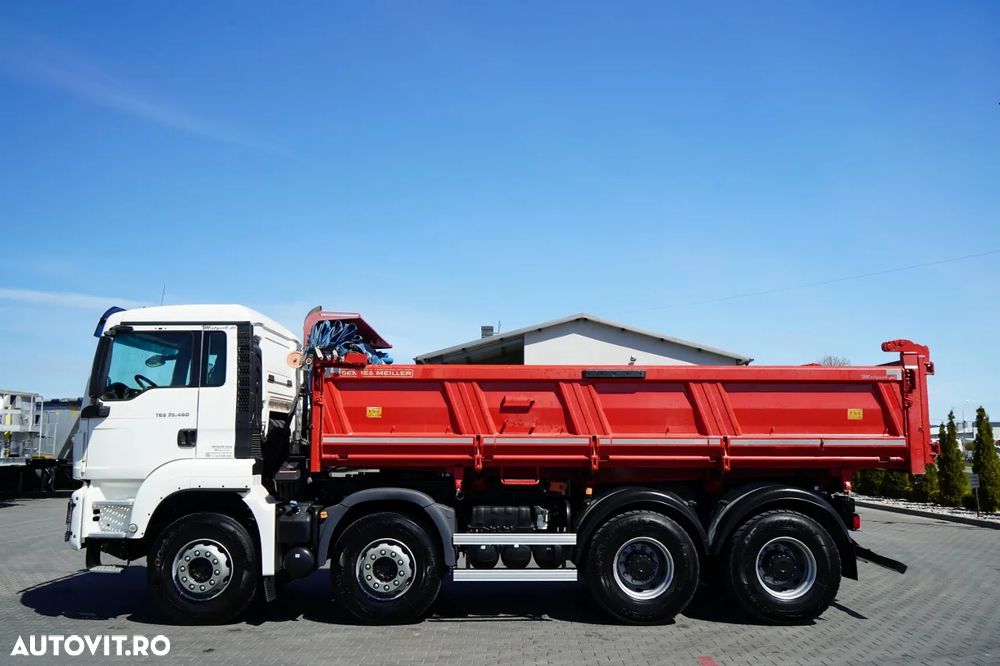 MAN TGS 35.460 / 8X4 / BASCULĂ CU 2 BENZI / BORDMATIC / MEILLER KIPPER / AUTOMATĂ / EURO 6 - 17