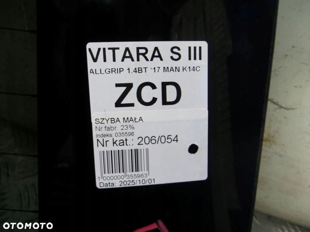 SUZUKI VITARA III SZYBA KLAPY BAGAŻNIKA 14- - 5