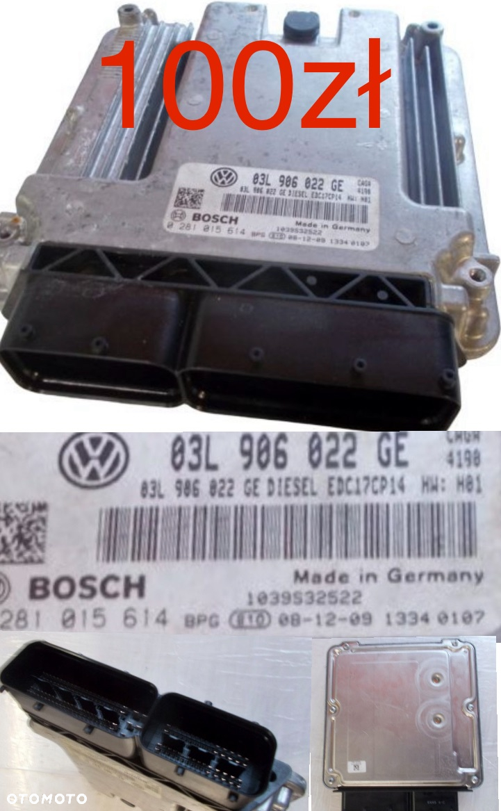 Sterownik komputer silnika Seat Leon Audi A1 1.4TFSi A3 A4 VW Golf 4 5 Bora 1.9 ARL 2.0TDI Passat B5 B6 B7 Skoda Superb Fiat Siena Palio 1.2 Mazda 6 2.2 CiTD Seat Exeo 2.0 TDi ORYGINAŁ. - 9