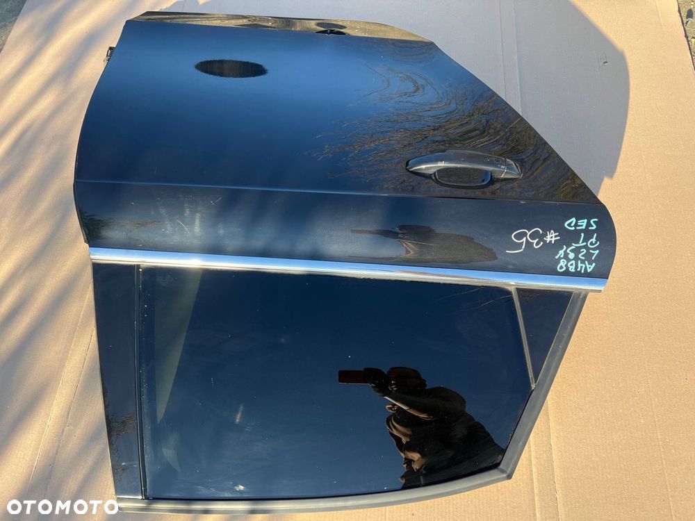 audi a4 b8 sedan drzwi prawe tylne prawy tył lz9y - 8