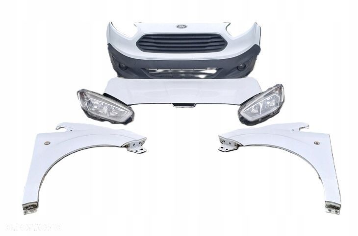 ford transit courier lift 18-23r przód maska błotnik zderzak pas lampy eu - 1