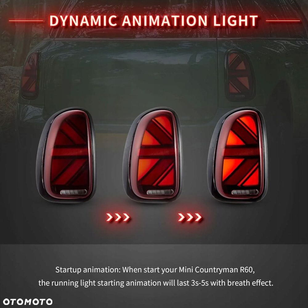 Lampy tylne kpl Bar Diodowe DTS Dynamiczne Mini Countryman r60 - 6