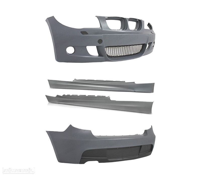 KIT CARROÇARIA BMW E81 04-11 LOOK M SEM PDC - 2