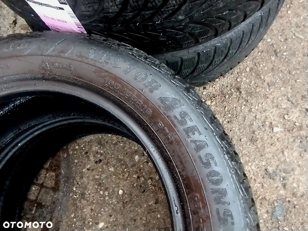 195/55R16 Opony Całoroczne Wielosezonowe GOODYEAR VECTOR 4SEASONS Gen-2 Legnica ALU-RAD 6,5mm 20r. 195/55 - 7