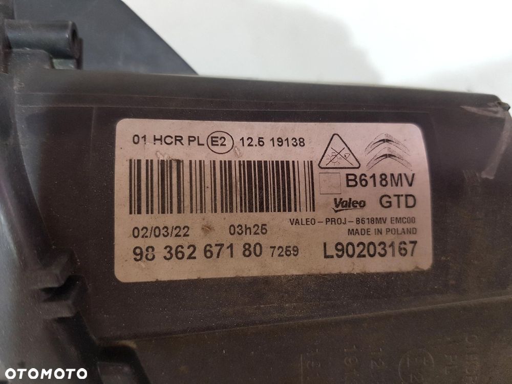 CITROEN C3 III 3 LIFT LAMPA PRZÓD PRZEDNIA LEWA LED VISION 9836267180 EU OE - 9