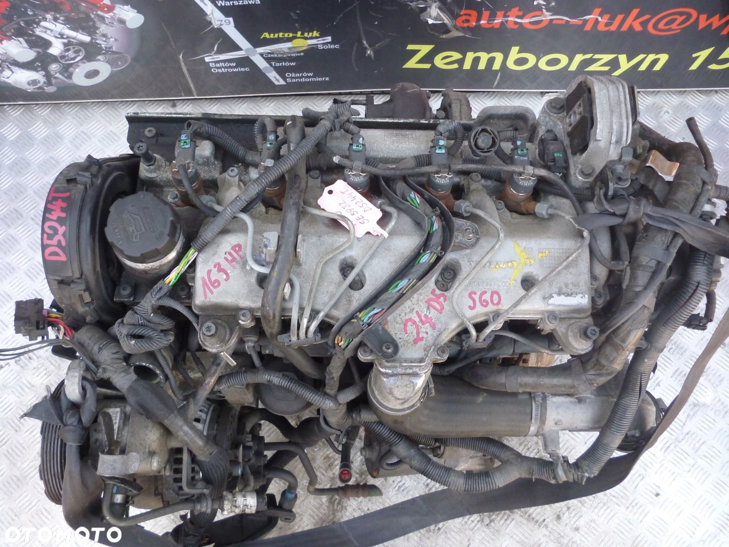 SILNIK KOMPLETNY VOLVO S60 S80 2.4 D5 163KM D5244T 188 TYS - 2