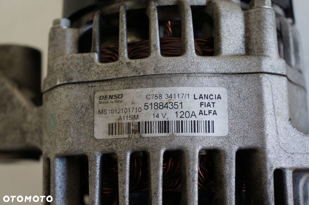 ALTERNATOR FIAT SCUDO RENEGADE 1,6 M-JET 51884351 - 6