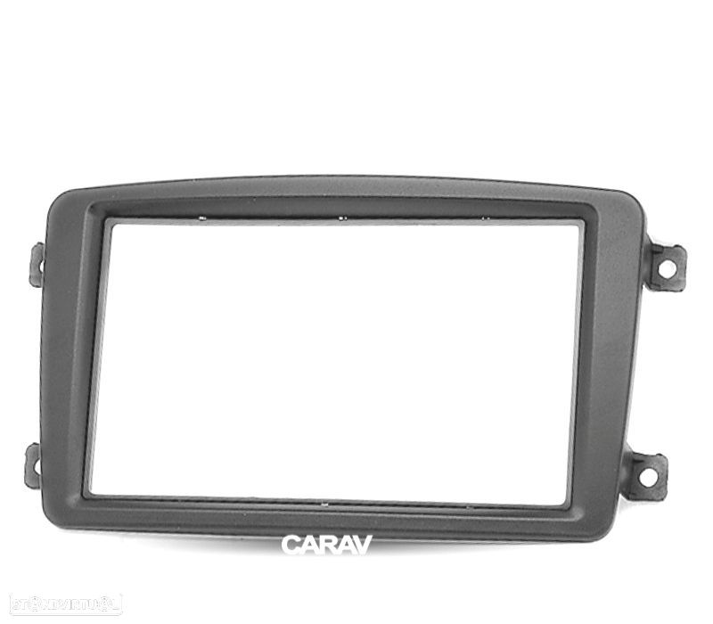 MOLDURA ADAPTADOR PRETO PARA RADIO 2-DIN MERCEDES CLASE-C W203 CLASE-CLK W209 CLASE-G W463 VIANO VIT - 1