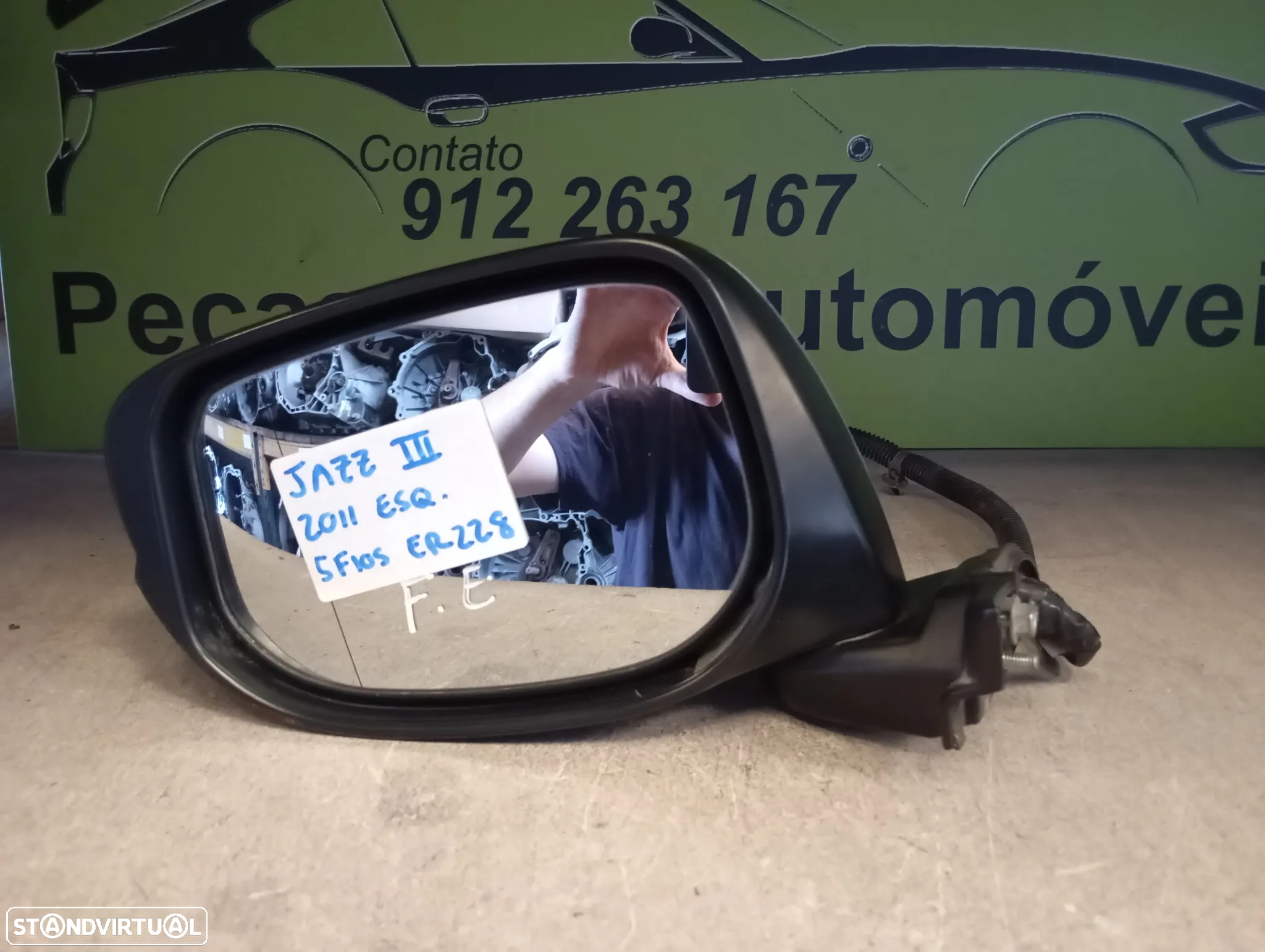 HONDA JAZZ III ESPELHO RETROVISOR ESQUERDO - ER228 - 5