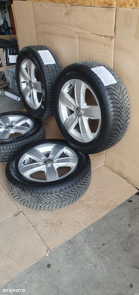 Alufelgi z oponami alusy felgi aluminiowe 5x112 6J ET48 205/55 R16 VW Golf VII 5G0071496A - 4