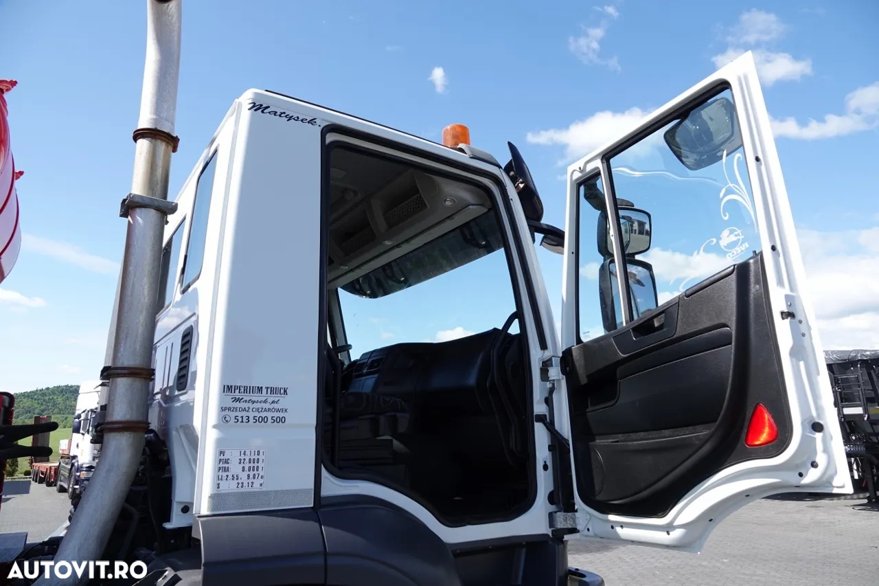 Scania TRAKKER 410 / 8X4 / BETON 9 M3 / PUTZMEISTER / JANTE ALIE / EURO 6 - 35