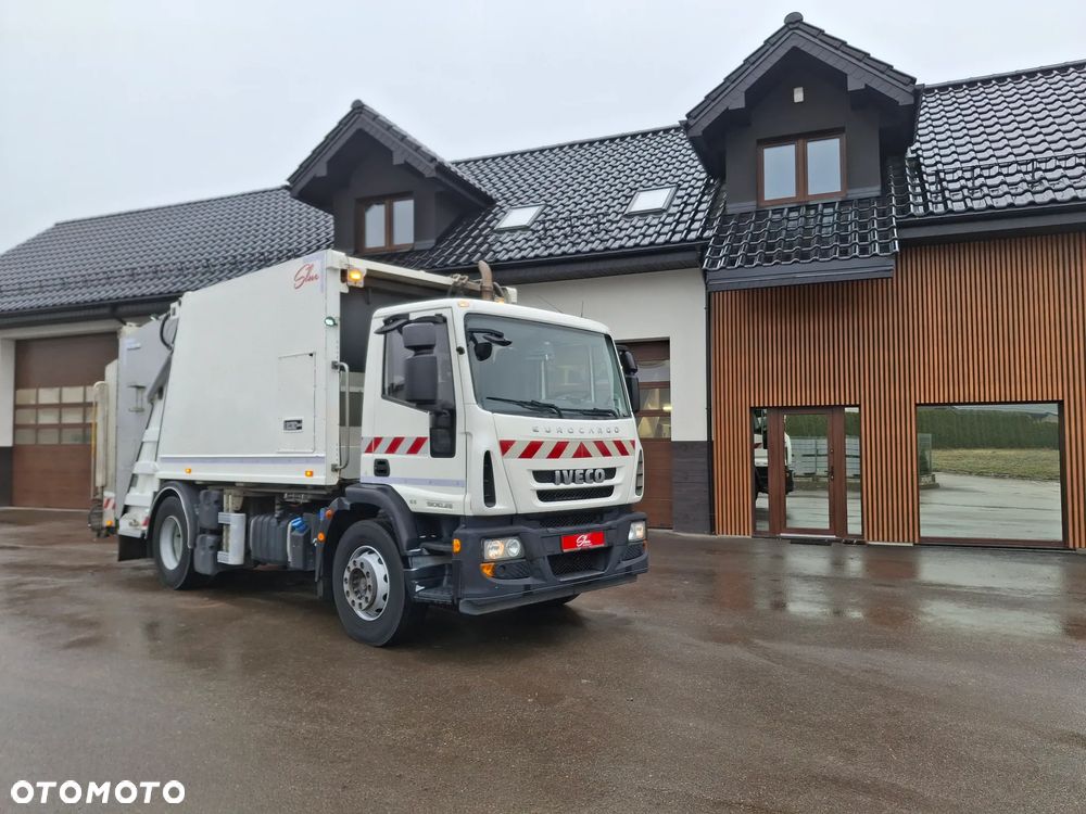 Iveco Eurocargo 190EL28 Śmieciarka FAUN VR3 LEV Euro 6 2 Osie Zawieszenie Na Poduszkach Centralny Zamek Klimatyzacja Wywóz Śmieci - 1
