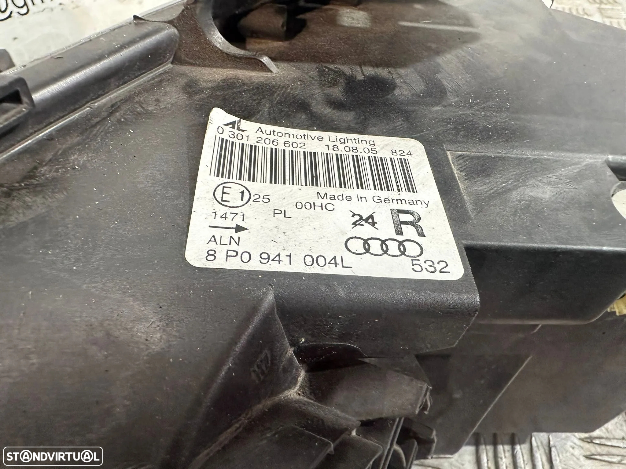 .Conjunto Oticas Farois Frontais Frente Original Audi A3 8P Halogéneo 2003 - 2010 8P0941003L 8P0941004L - 17