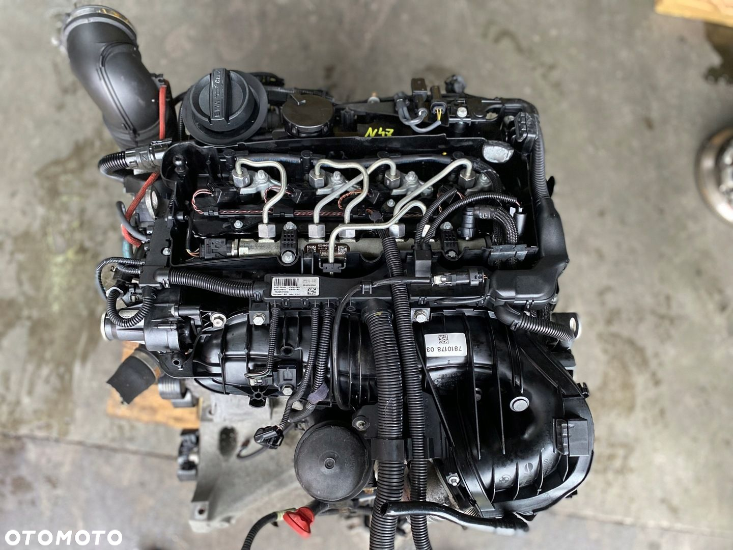 Silnik BMW 2.0d E87, E90 118d 120d 2011r N47D20C - 2