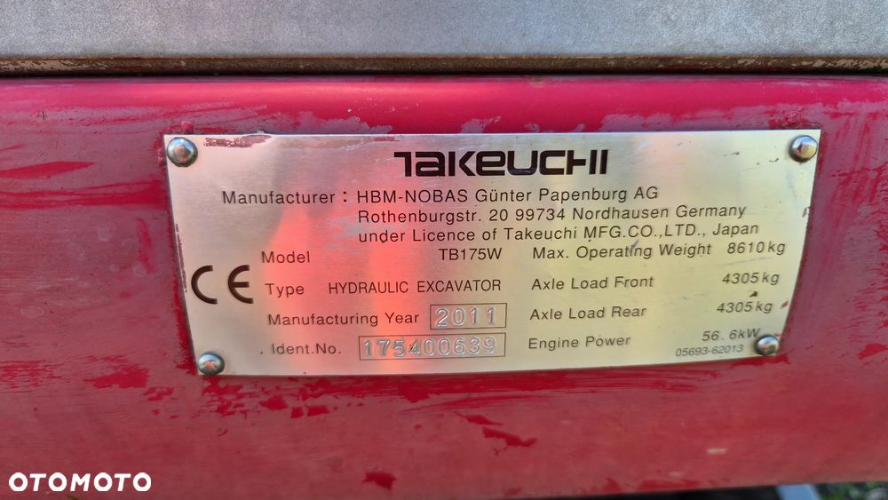Takeuchi TB175W - 8